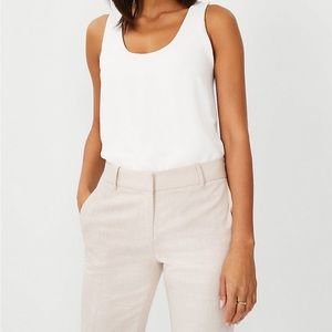 Ann Taylor White Tank Blouse